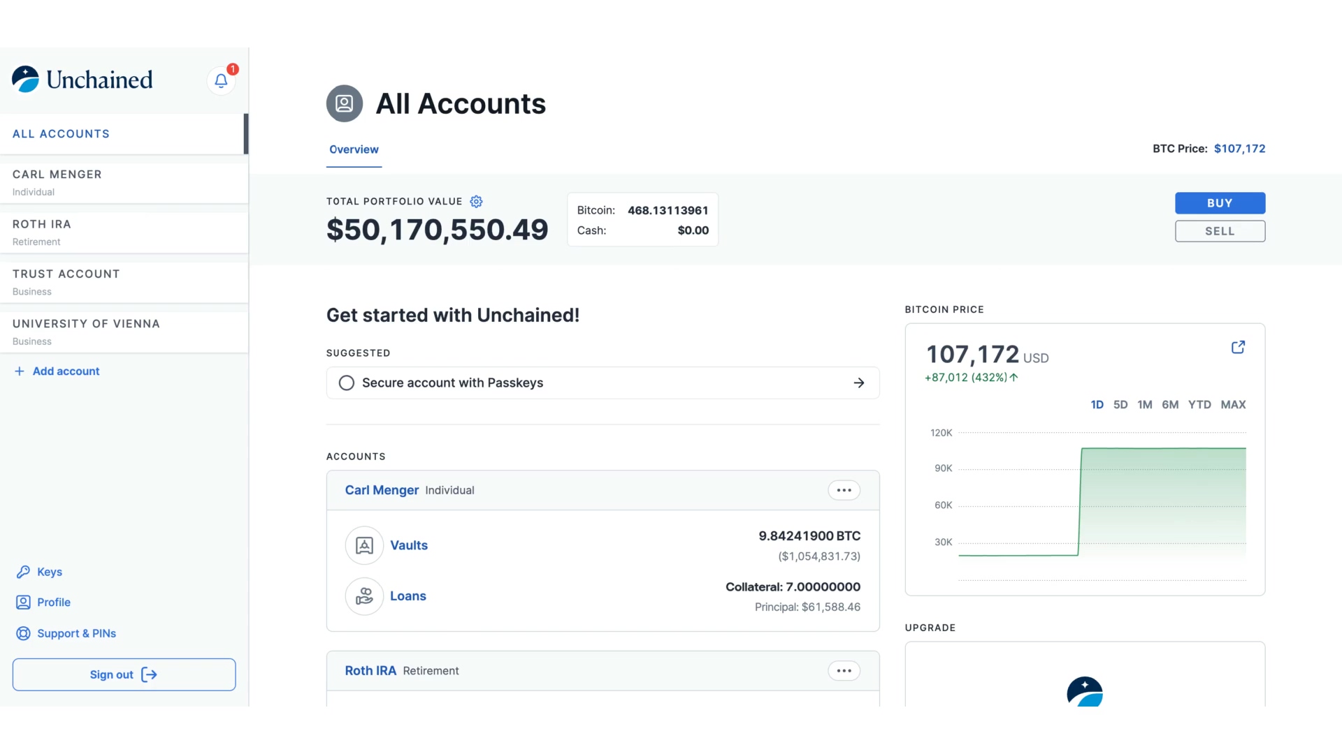How to perform a Ledger Device check on Unchained.com